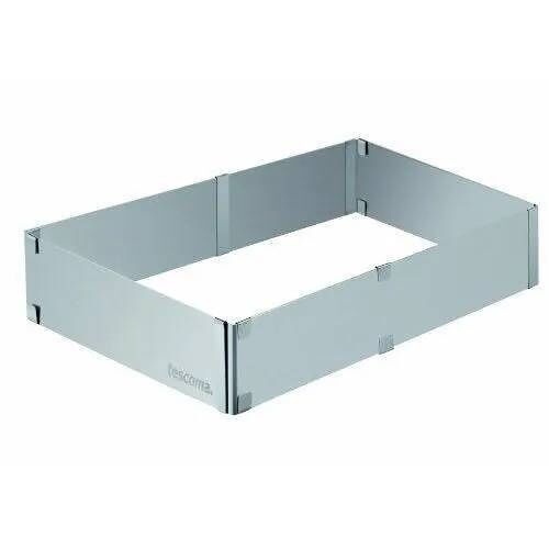 Moule À Gâteau - Delícia - Réglable - Rectangulaire - Couleur Gris - Cuisine