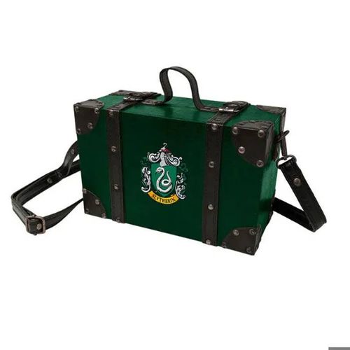 Valise - PYRAMID - Harry Potter Slytherin - Rigide - Grand - 4 Roulettes 360°