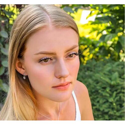 Bracelet En Argent - Beneto - Aguc2154l - Zircons - 925/1000 - Femme