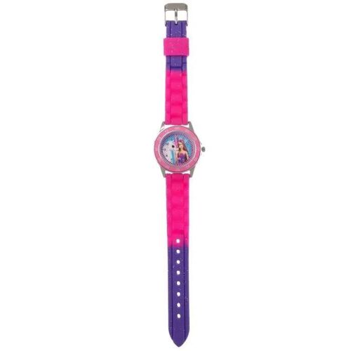 Montre - Disney - Barbie Time Teacher - Argent - Multicolore - Rose