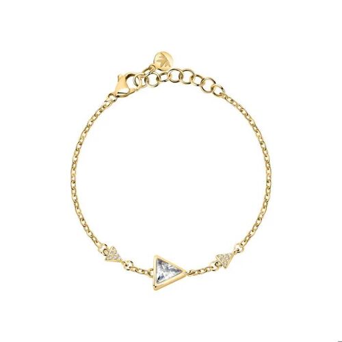 Bracelet - Morellato - Sawy03 - Acier Et Cristal - Or Jaune - Femme