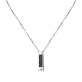 Collier En Acier - Maserati - Jm423avd19 - Noir - Doré - 45+5 Cm