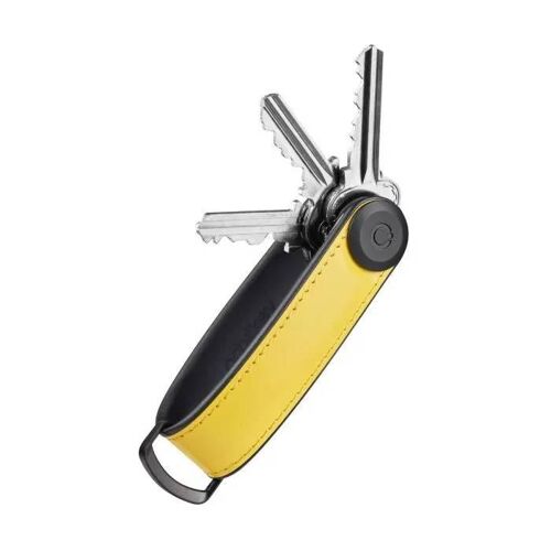 Organizer de clés - Orbitkey - Cuir - Jaune solaire - Design élégant et résistant