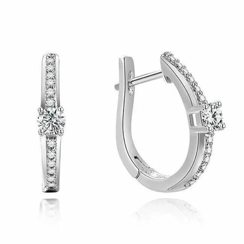 Coussin D'oreille - Aguc185 - Argent 925 - Pour Femme - Coloris Argenté