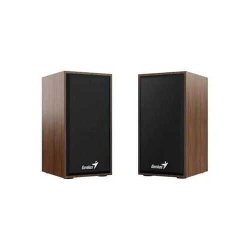 Parlants Genius Sp Hf180 Usb 4W Puissance Bois Marron
