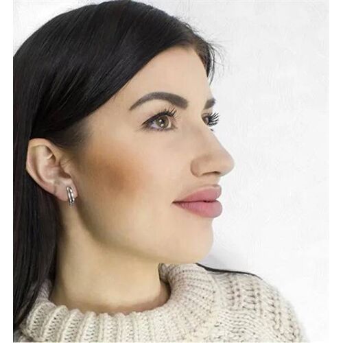 Boucles D'oreilles - Beneto - Aguc1466 - Argent Sterling - Plaqué Rhodium - Fermoir De Sécurité
