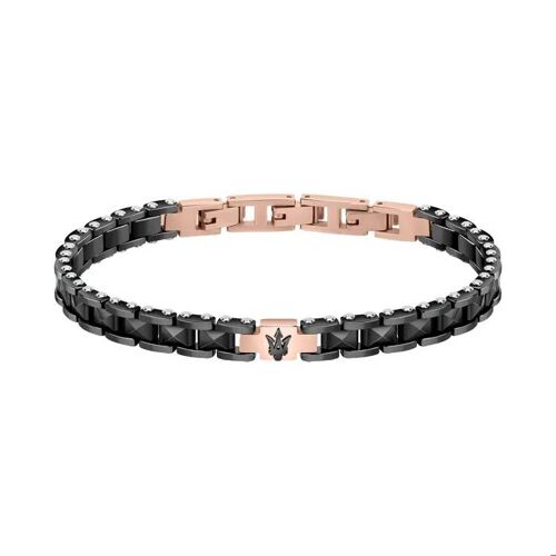 Bracelet - Maserati - Jm422atz13 - Acier - Céramique - Noir 21.5cm