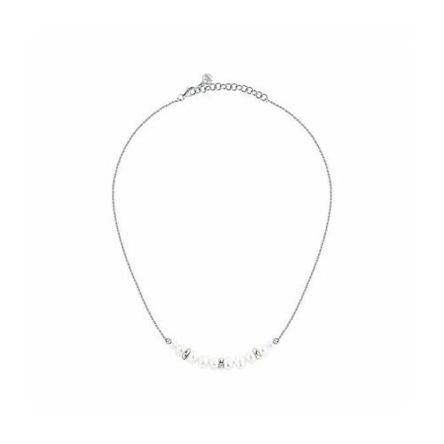 Superbe Collier En Argent Avec Perles De Rivière Perla Sxu42