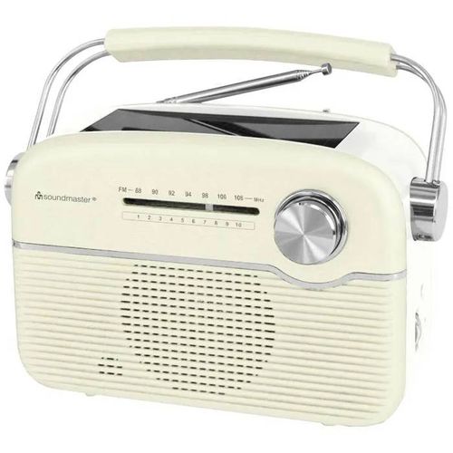 soundmaster TR480BE Radio sans fil FM FM panneau solaire beige