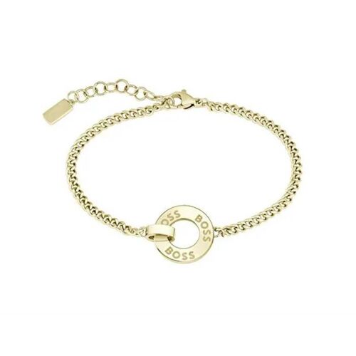 Joli Bracelet En Acier Plaqué Or 1580504
