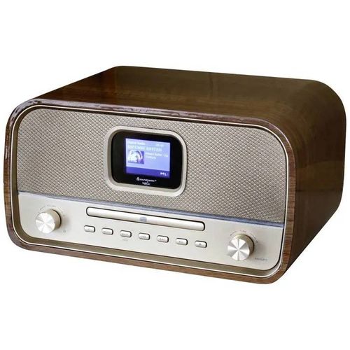 soundmaster DAB970BR1 Radio de table DAB+, FM AUX, Bluetooth, CD, USB fonction de charge de la batterie, avec télécomma