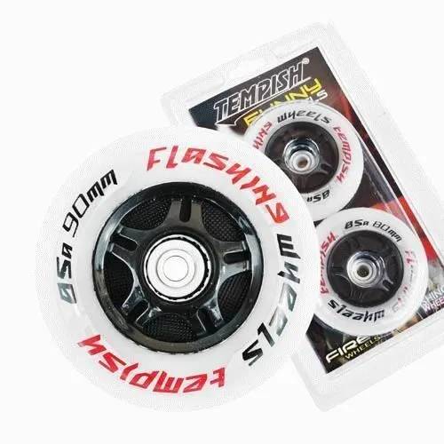 Jeu De Roues Tempish Flashing 90x24 85a, Blanc White