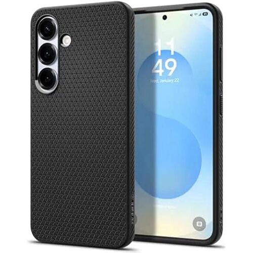 Coque - Spigen - Samsung Galaxy S25 Plus - Noir Mat - Antichoc - Prise En Main Confortable
