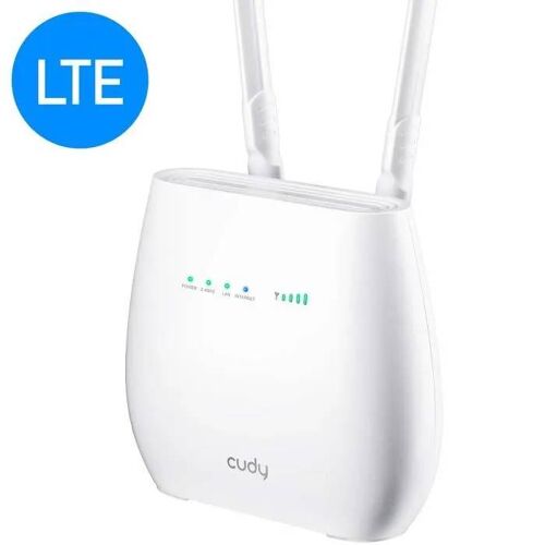 Cudy LT300 Routeur 4G+ LTE WiFi 300Mbps Ports RJ45 Gigabit Slot de Carte SIM pour Tout opérateur