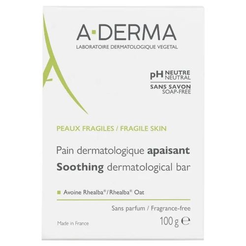 A-Derma Pain Dermatologique Apaisant 100 Grammes 