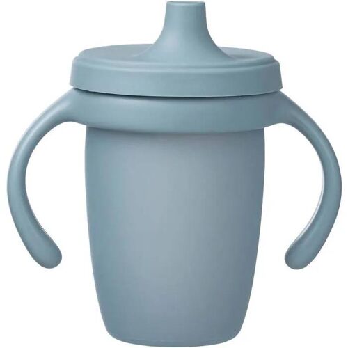 B.Box Gobelet En Silicone Avec Bec Verseur Bleu Clair