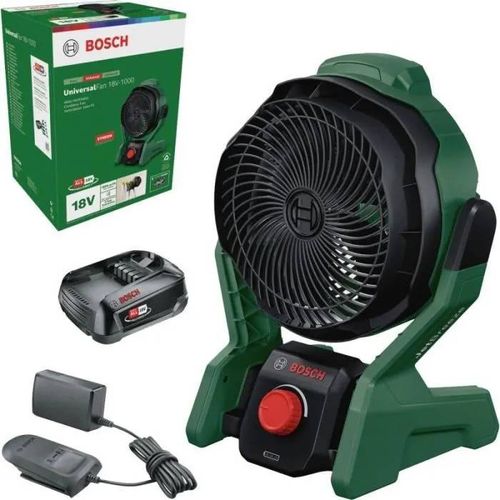 Bosch Home and Garden UniversalFan 18V-1000 Ventilateur sans fil vert, noir - 4053423243406