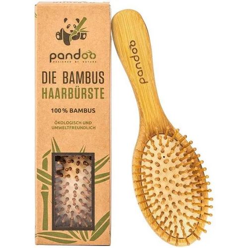 Pandoo - Brosse À Cheveux En Bambou Naturel | Vegan 