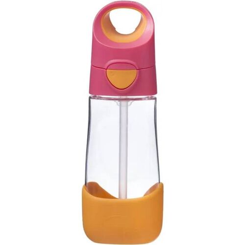 B.Box Bouteille Avec Paille 450 Ml Rose Orange