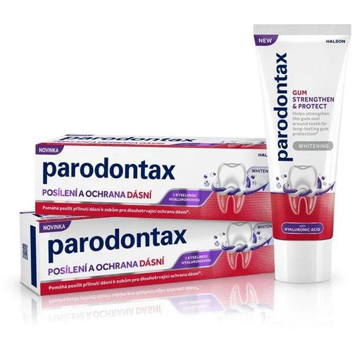 Parodontax Renforcement Et Protection Des Gencives Blanchiment A L'acide Hyaluronique 2×75 Ml 