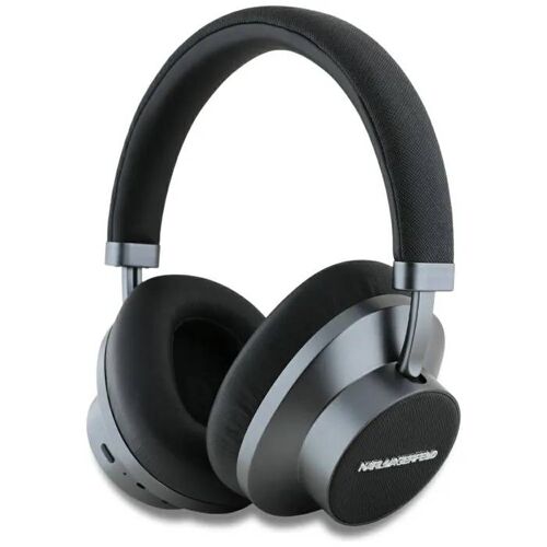 Casque sans fil Bluetooth - KARL LAGERFELD - Saffiano Elongated - ANC - ENC - Noir