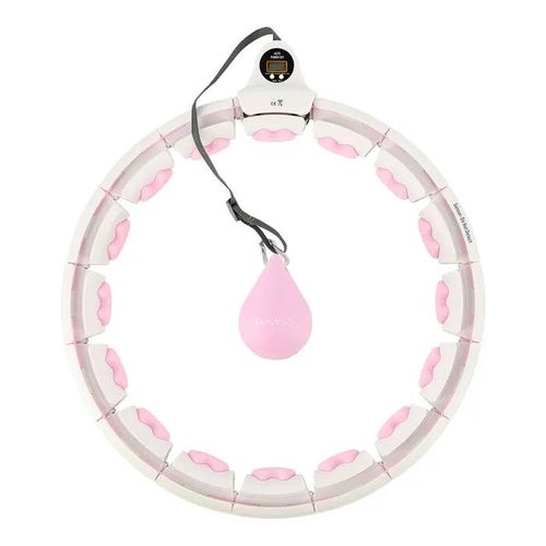 Hhw06 Hula Hoop Rose Avec Poids + Compteur Hms