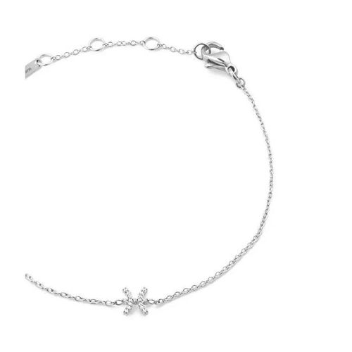 Bracelet En Chaîne En Acier Signe Du Zodiaque Poisson Cristal Dw00400942