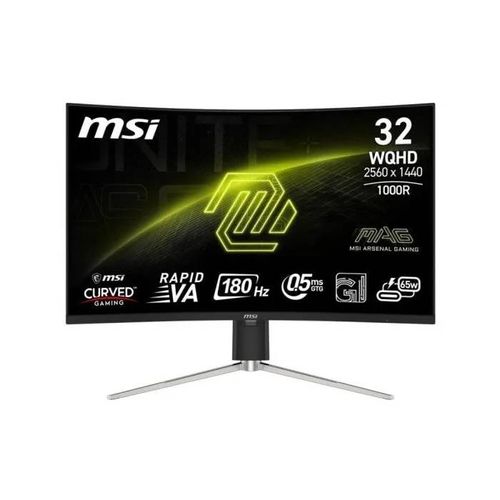MSI MAG 325CQRF QD-E2 31.5" LED Rapid VA QHD 180Hz 0.5ms Adaptive Sync Curva USB-C