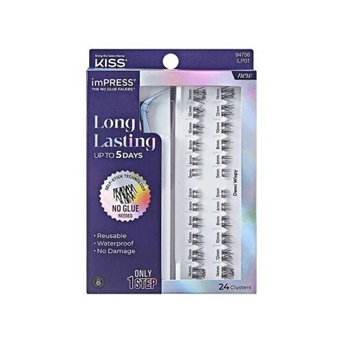 Cils Artificiels Impress (Press On Longlasting) 01 Multicolore