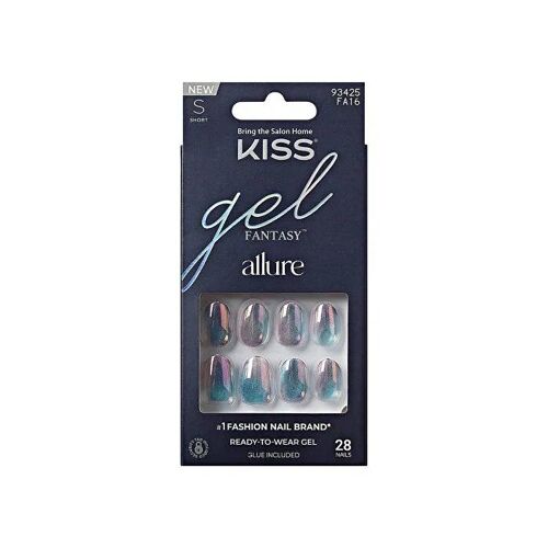 Gel Fantasy Allure Gel Nails (Change Chance) 28 Pcs Multicolore