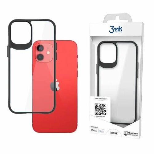 Coque Smartphone 3mk Apple Iphone 12 Mini - Satin Armor - Transparent - Tu