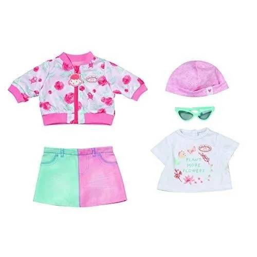 Tenue de printemps - BABY ANNABELL - Deluxe - Rose et bleu - Pour enfants de 3 ans et plus