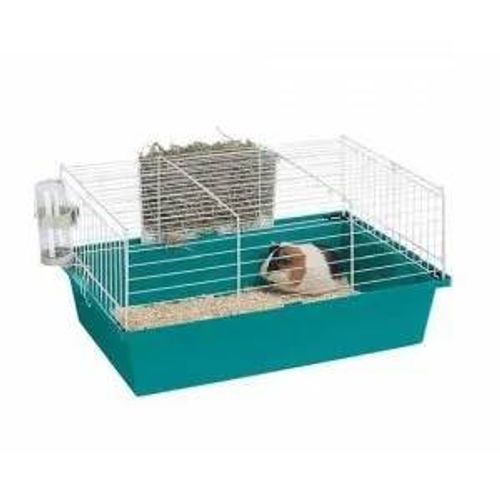 Cage Pour Rongeur - Ferplast - Cavie 60 - 58 X 38 X 31.5 Cm - Plastique Et Métal - Vert