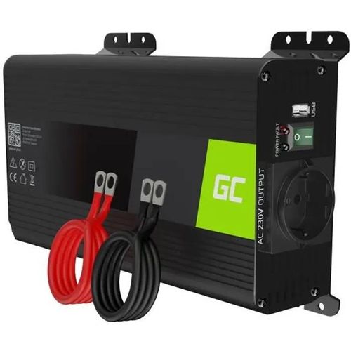 Convertisseur De Tension - Green Cell - Pro 500w/1000w - Sinus Pur - 12v À 230v - Voyage Camping