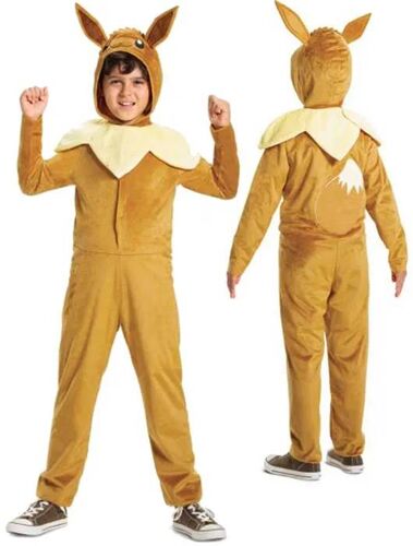 Pokemon Eevee Carnaval Déguisement Marron 137-149 Cm (10-12 Ans)