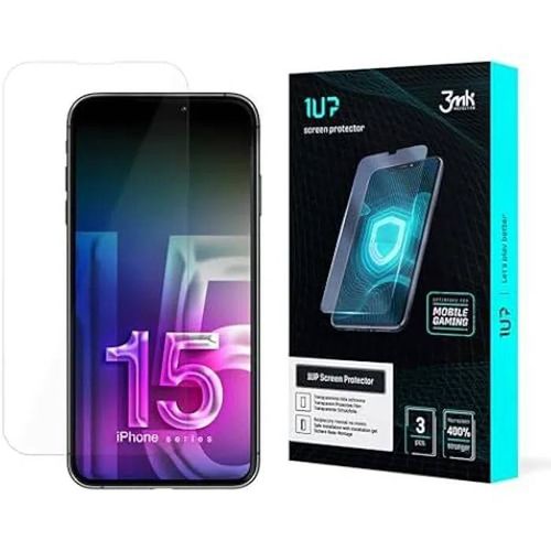 Film De Protection D'écran - 3mk - Iphone 15 Pro Max - Anti-Chocs - Ultra-Transparent - Lot De 3