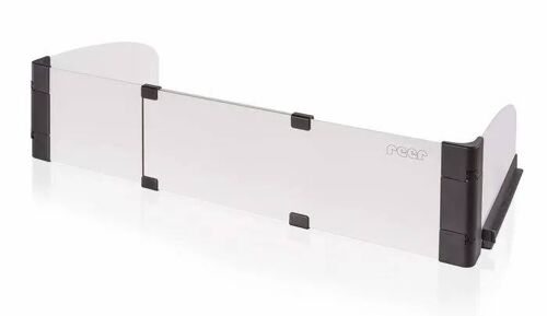 Kit Securite Bebe Reer - 20058 - Protege-Poele Basic, Extensible De 55 A 65 Cm, Argente,