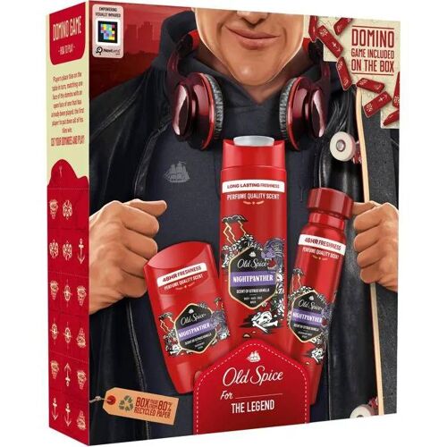 Old Spice Night Panther Skater Set 600 Ml Multicolore