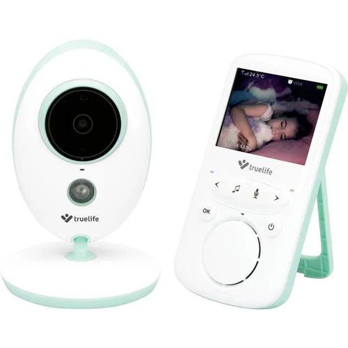 Truelife Nannycam V24 Pro Tlvmmncv24pwb Babyphone Avec Caméra Numérique 2.4 Ghz