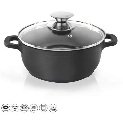 Orion Grande Pot Diamètre 24 Cm Couvercle En Verre