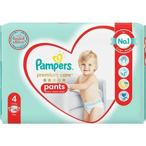 Pampers Pantalon Premium Care Maxi Vel. 4 (38 Ks)
