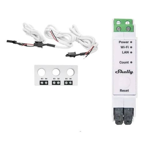 Module de Mesure de Consommation Triphasée Shelly Pro 3EM-3CT63