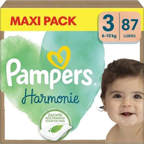 Pampers Harmonie Maxi Pack T3 (6-10 Kg) Avec Emballage Papier Recyclable
