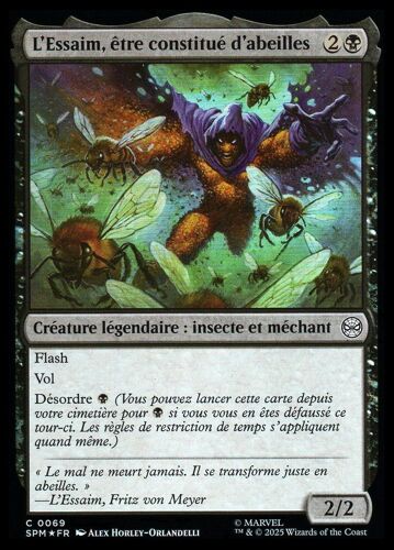 L' Essaim Être Constitué D'Abeilles - Foil - Magic - Marvel'S Spider-Man Vf - C - 69