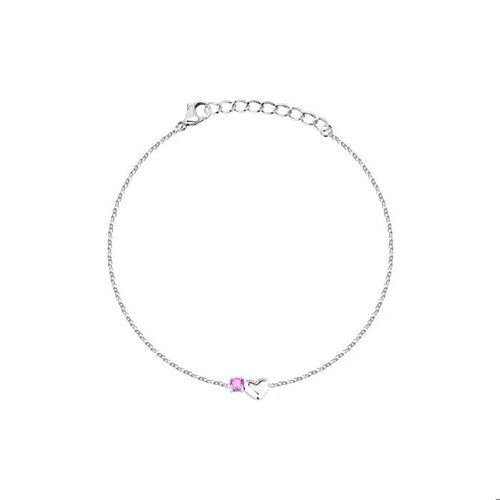 Bracelet En Acier Et Zircon - Lps05asd58