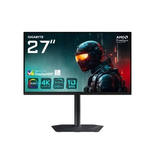Monitor Gigabyte MO27U2 27" 4K 240Hz QD-OLED 0.03ms HDR400 G-Sync FreeSync Premium Pro