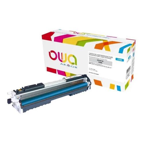 OWA - Cyan - compatible - remanufacturé - cartouche de toner (alternative pour : HP 130A, HP CF351A) - pour HP Color LaserJet Pro MFP M176n, MFP M177fw