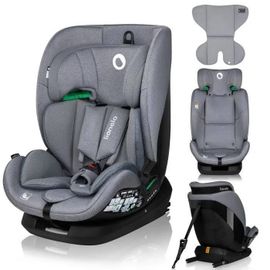 Siège Auto Évolutif Lionelo Lavender I-Size - Groupe 1/2/3 - Face Route - Isofix - Gris
