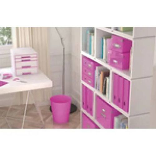 LEITZ Porte-revue WOW, A4, plastique, noir 0,000000 Noir