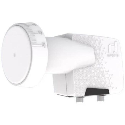 Tête LNB twin - INVERTO - IDLH-TWL410-HMPRO-OPN - 2 sorties - Capacité 40 mm - Blanc